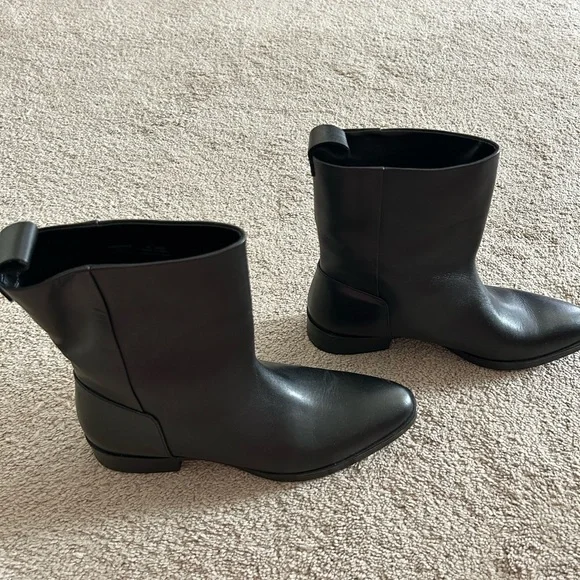 Zara Black Ankle Boots for Women - Picture 2 of 9